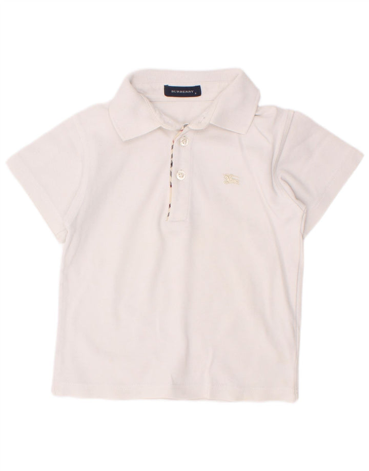 Burberry polo majica za dječake 2-3 godine bijela