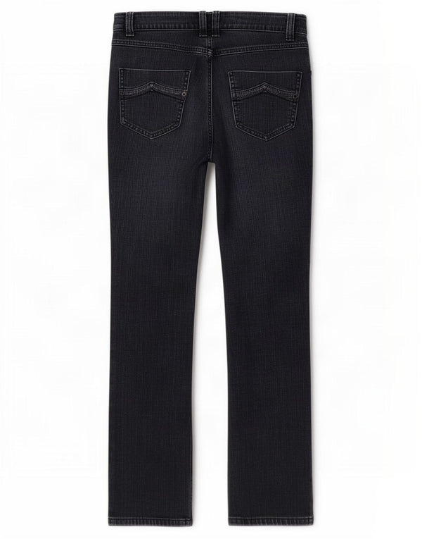 Marks & Spencer ženske traperice Bootcut UK 10 male W27 L29 tamnoplavi pamuk