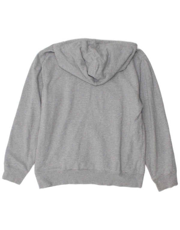Levi's Mens Graphic Hoodie Jumper Large Grey Cotton
