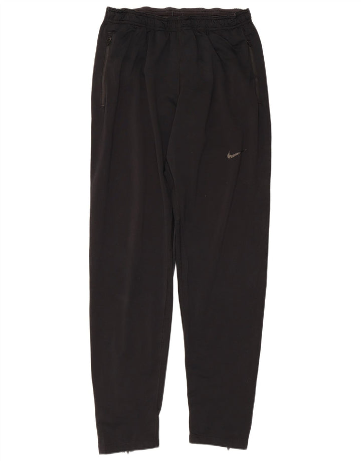 Nike muške Dri Fit hlače za trenirku srednje crne boje od poliestera