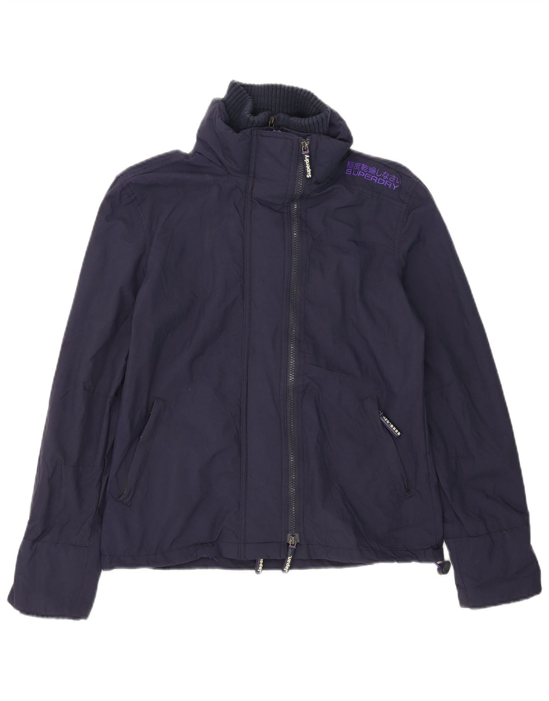 Superdry ženska jakna s vjetrovkom UK 10 Mala tamnoplava