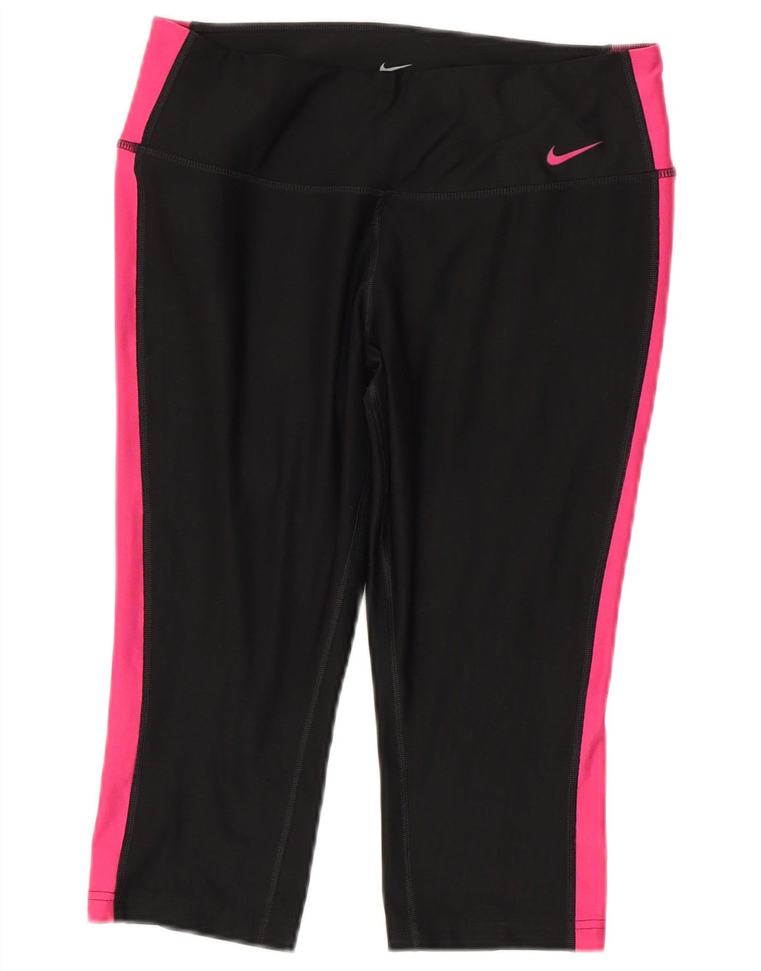 Nike ženske Dri Fit Capri tajice UK 12 srednje crne boje