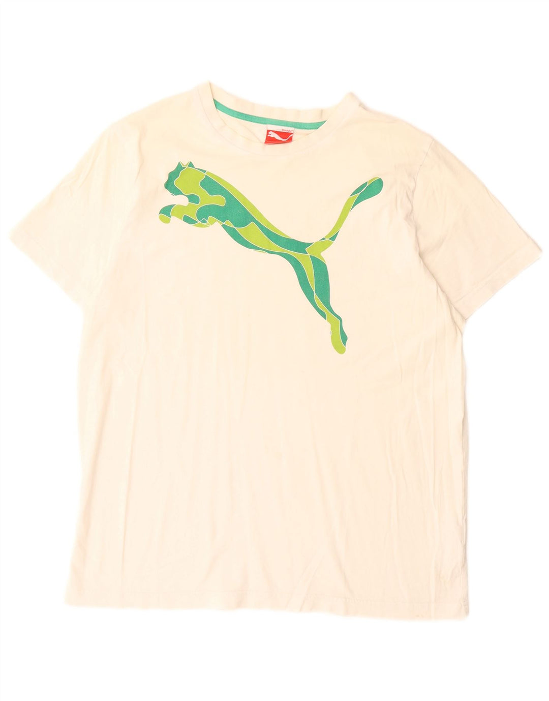 Puma muška majica s grafičkim motivima, veliki bijeli pamuk