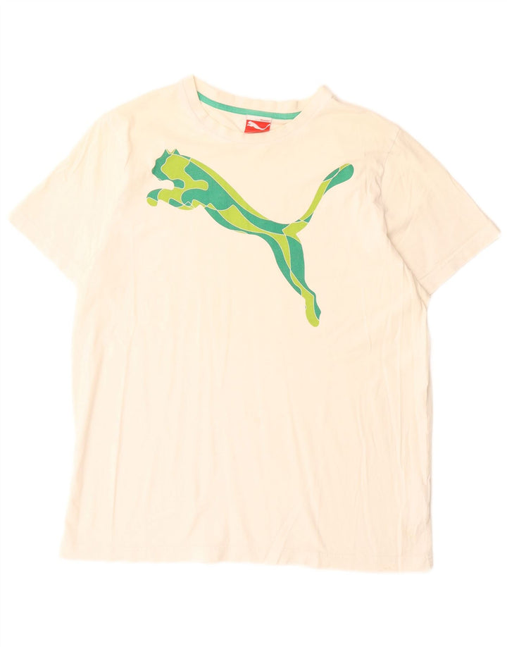 Puma muška majica s grafičkim motivima, veliki bijeli pamuk