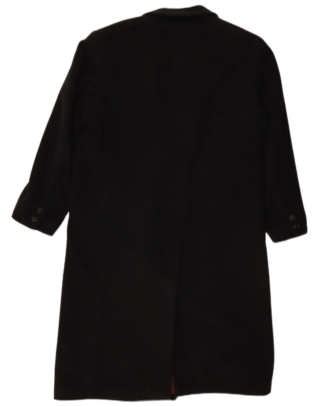 BUGATTI muški opušteni kaput s dvorednim kopčanjem IT 48 srednje crne vune