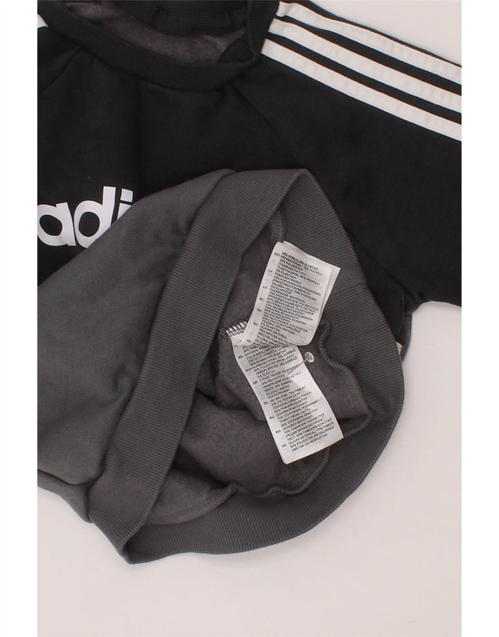 ADIDAS majica s grafičkim motivima za dječake, 3-4 godine, pamuk u sivoj boji