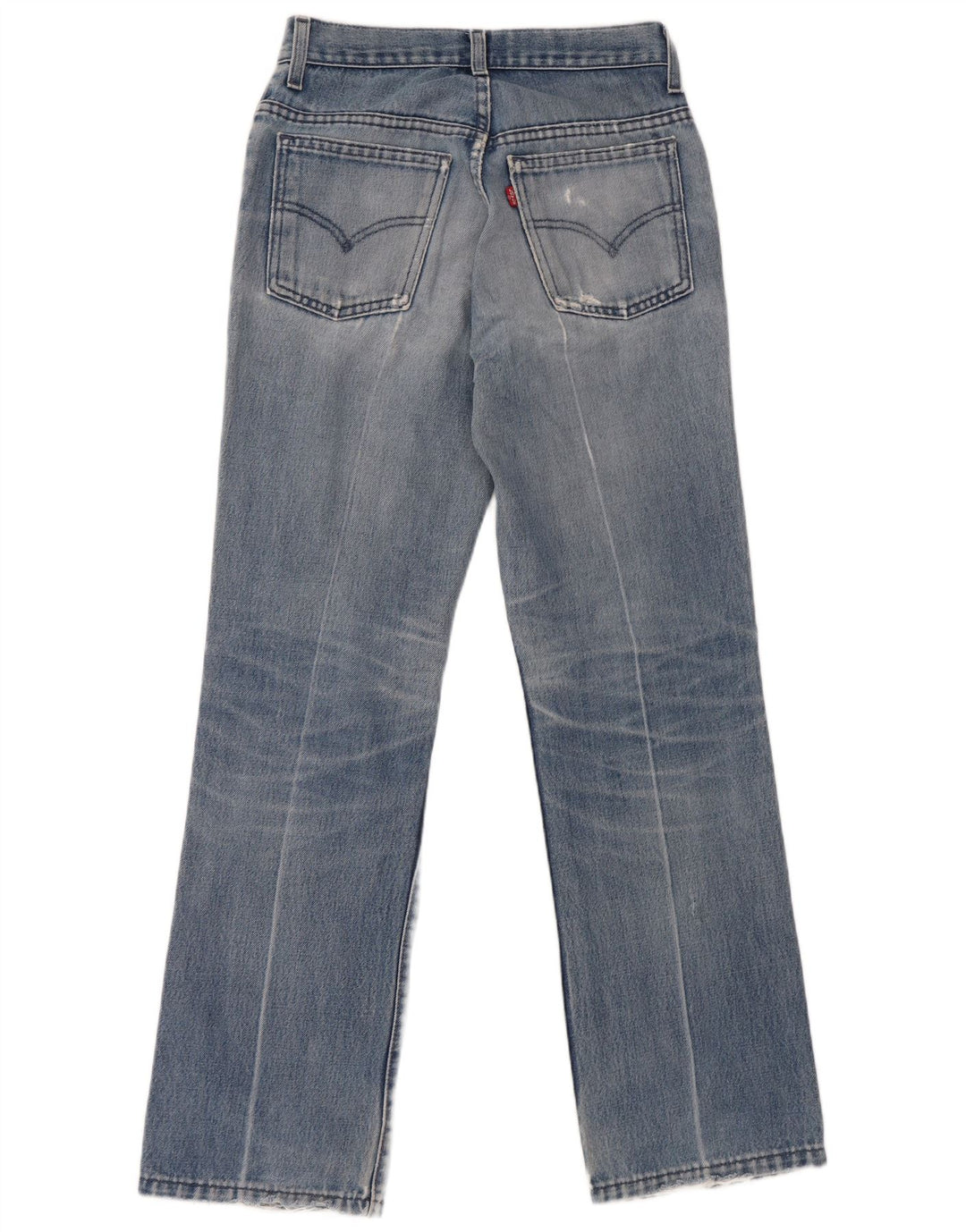 Levi's ženske ravne traperice s oštećenjem W28 L32, plavi pamuk