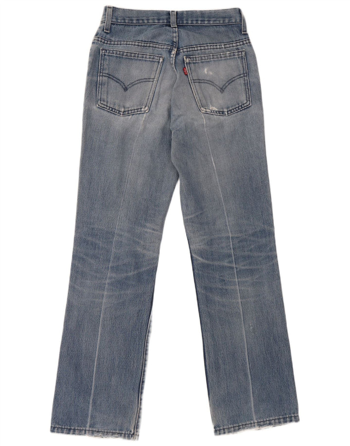 Levi's ženske ravne traperice s oštećenjem W28 L32, plavi pamuk