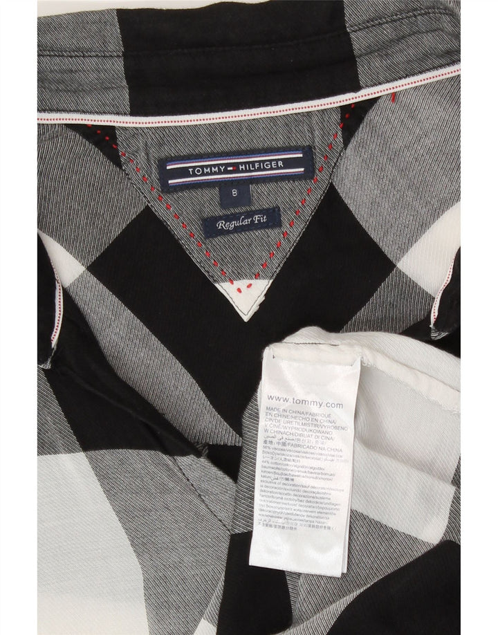Tommy Hilfiger ženska košulja standardnog kroja US 8 srednje crna karirana viskoza