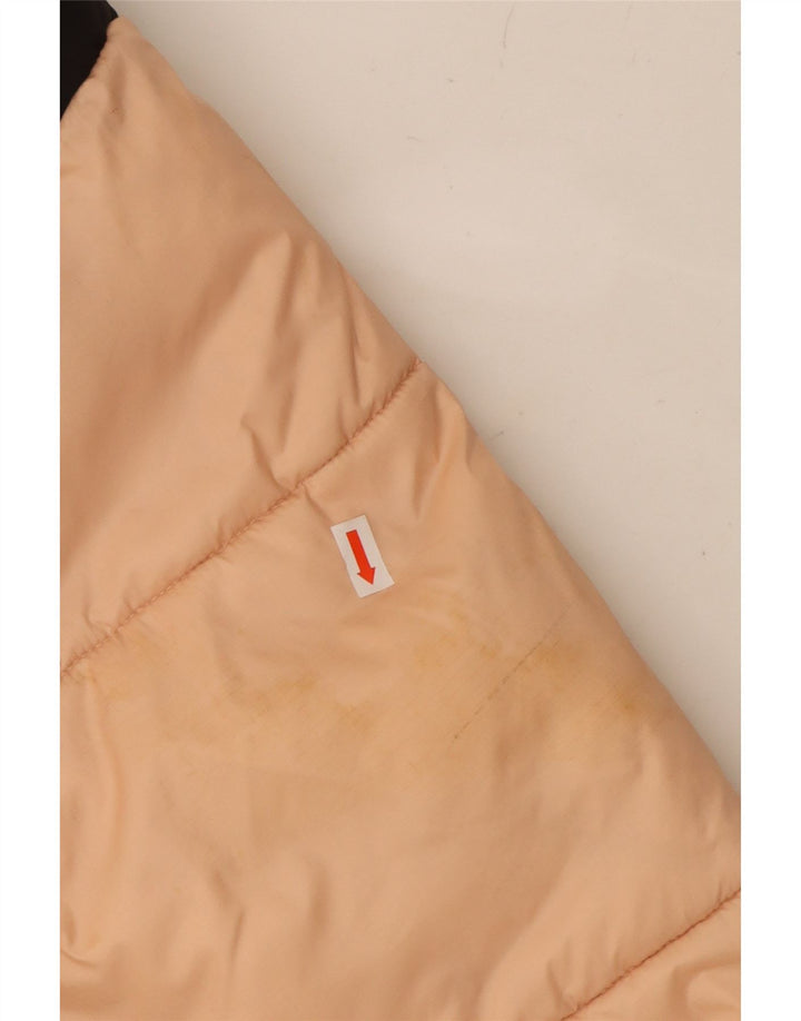 CHAMPION Womens Padded Jacket UK 14 Medium Pink Colourblock Polyester Vintage Champion and Second-Hand Champion from Messina Hembry 