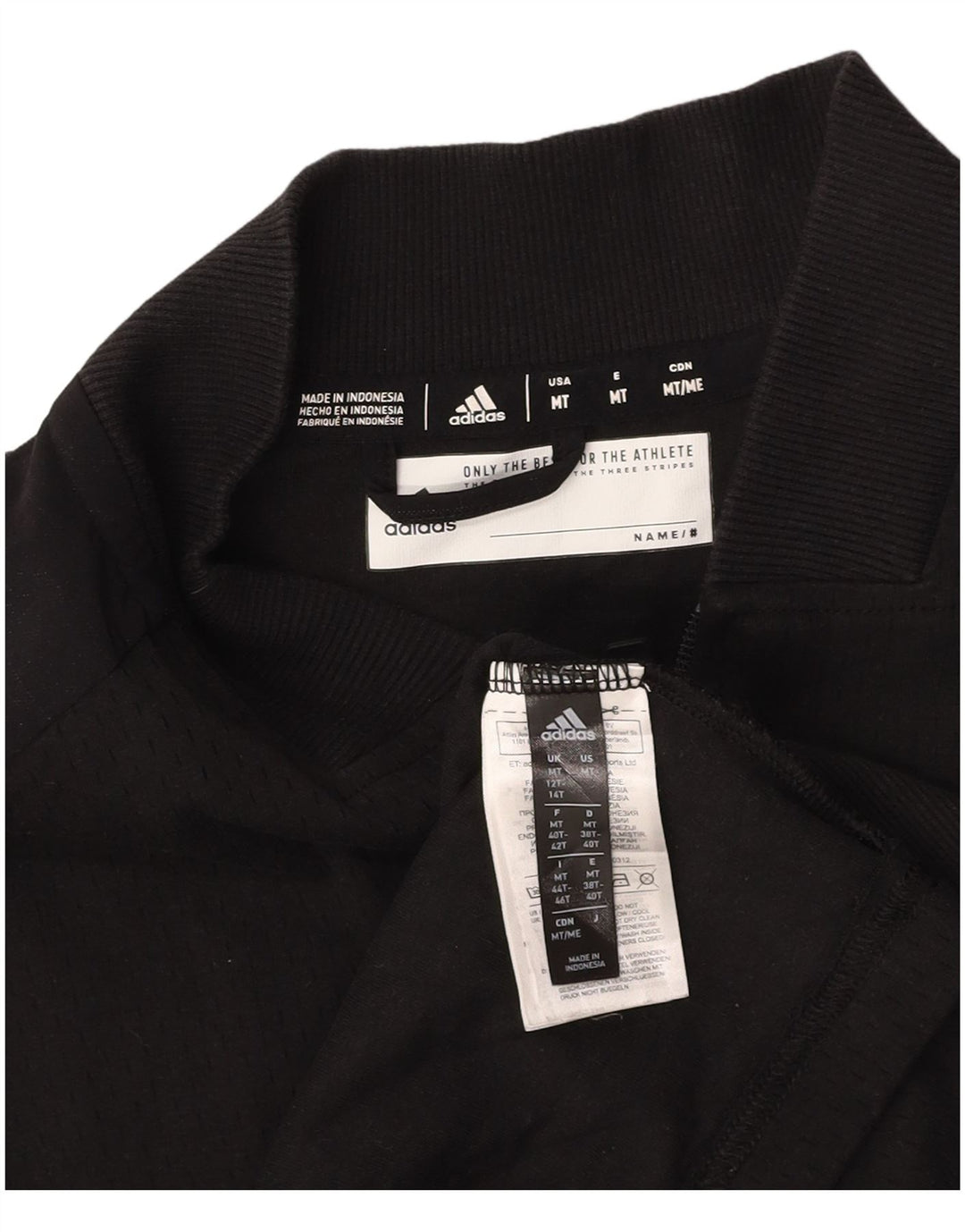 ADIDAS ženska trenirka Climalite Graphic Gornja jakna UK 12/14 srednje crna