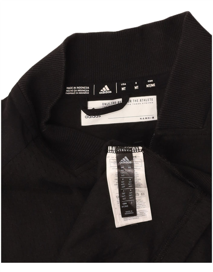 ADIDAS ženska trenirka Climalite Graphic Gornja jakna UK 12/14 srednje crna