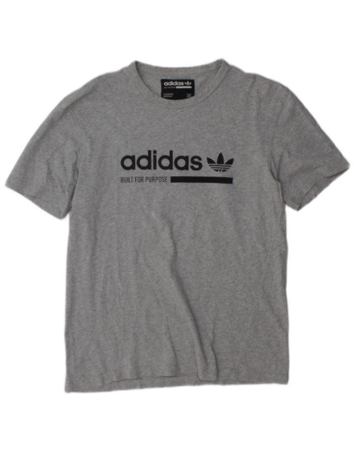 Adidas muška majica s grafičkim motivima, mala siva