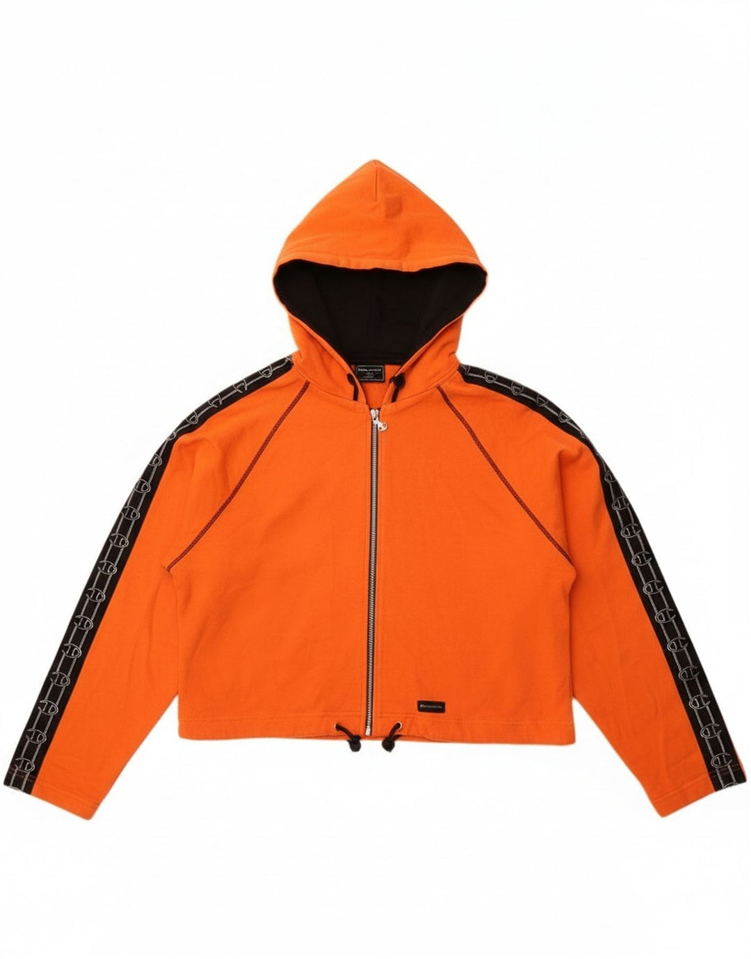 Champion ženski prekomjerni pulover s kapuljačom s patentnim zatvaračem UK 16 velika narančasta