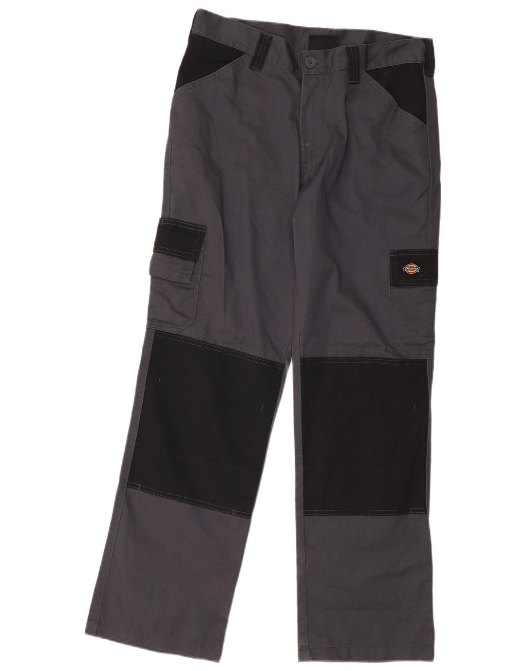Dickies muške ravne kargo hlače W32 L30 sivi poliester u boji