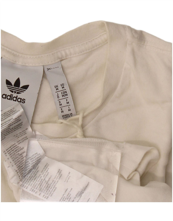 Adidas muška majica kratkih rukava s grafičkim motivima, srednji bijeli pamuk