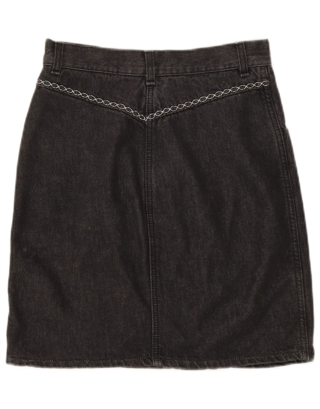 VINTAGE ženska traper suknja W30 srednje siva