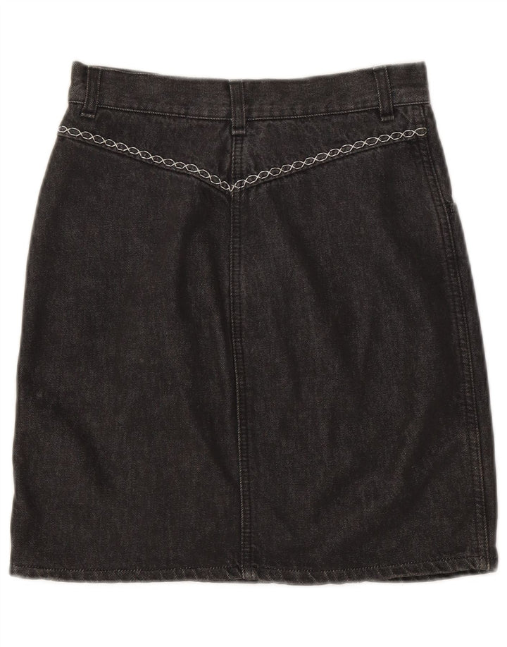 VINTAGE ženska traper suknja W30 srednje siva