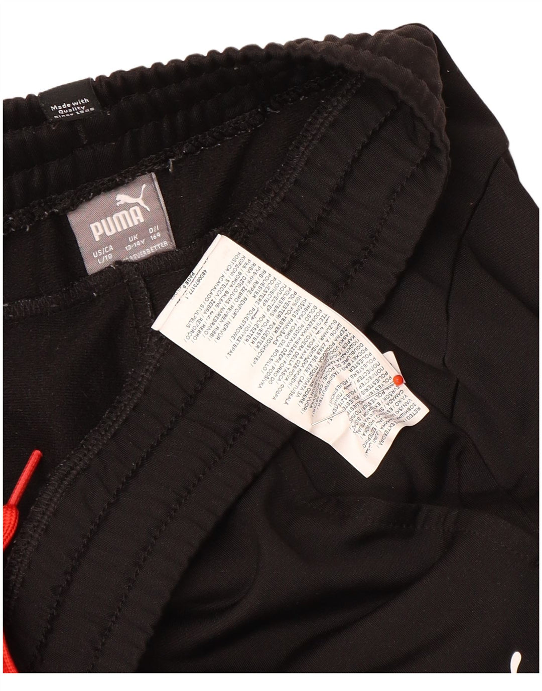 Puma Boys Trenirka Hlače Joggers 13-14 Years Black Poliester