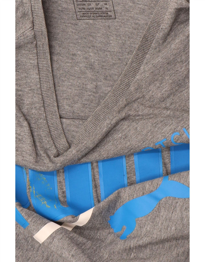 PUMA muška majica kratkih rukava XL siva s grafičkim motivima