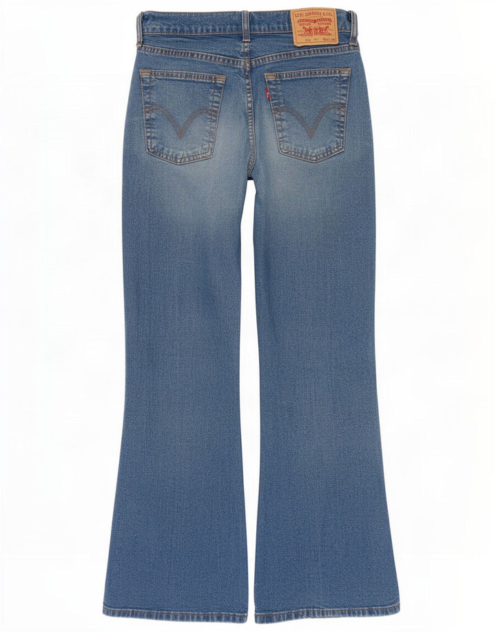 Levi's Ženske Bootcut traperice W30 L30 Plavi pamuk
