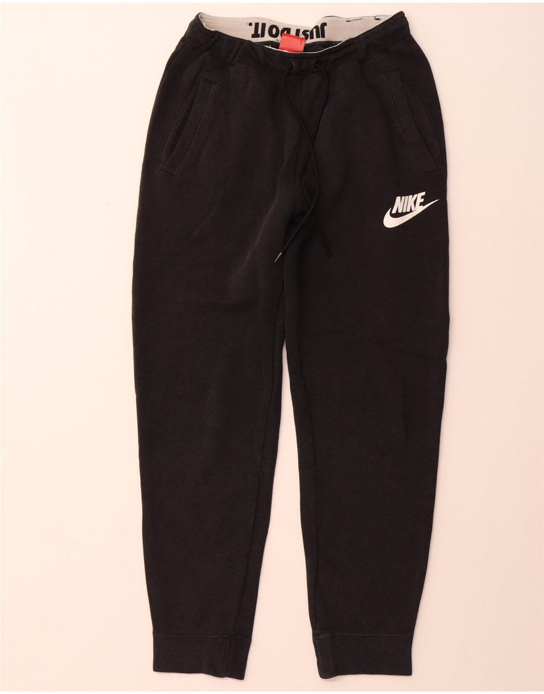 NIKE Ženska trenirka Hlače Joggers UK 8 Male crne pamučne hlače