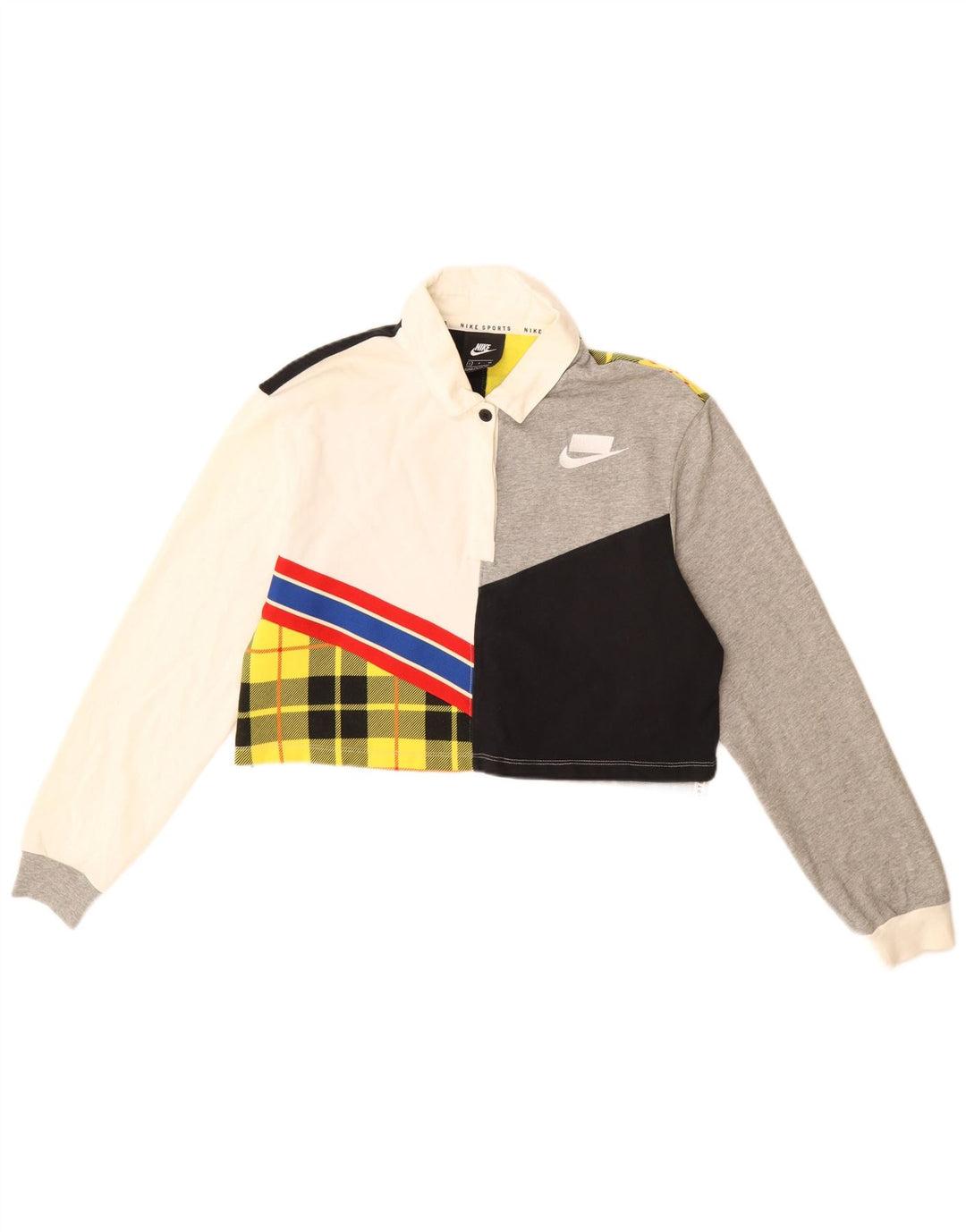 NIKE ženska velika kraća polo majica za ragbi UK 10 mala višebojna