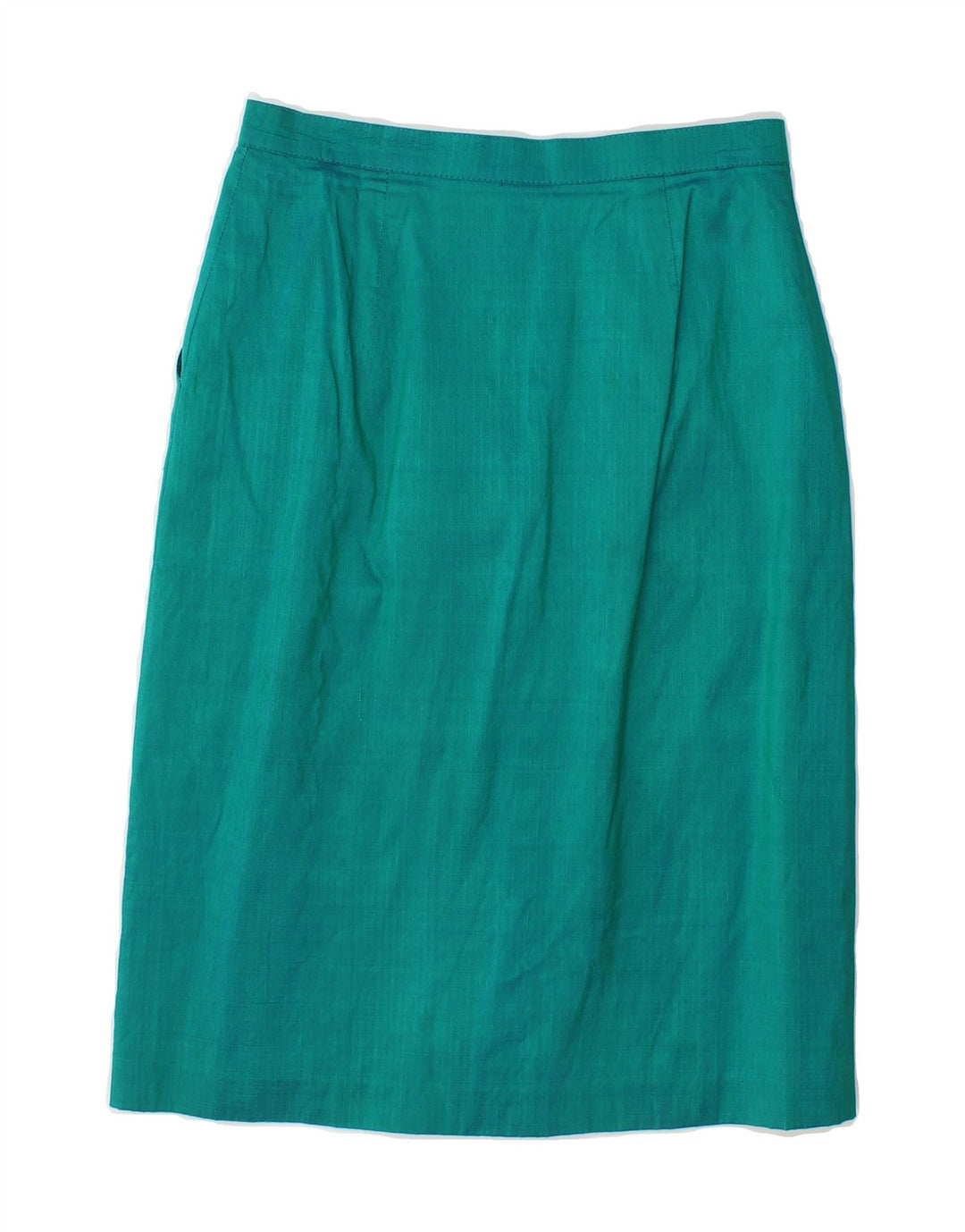 VINTAGE Womens Pencil Skirt W27 Small Turquoise Vintage Vintage and Second-Hand Vintage from Messina Hembry 