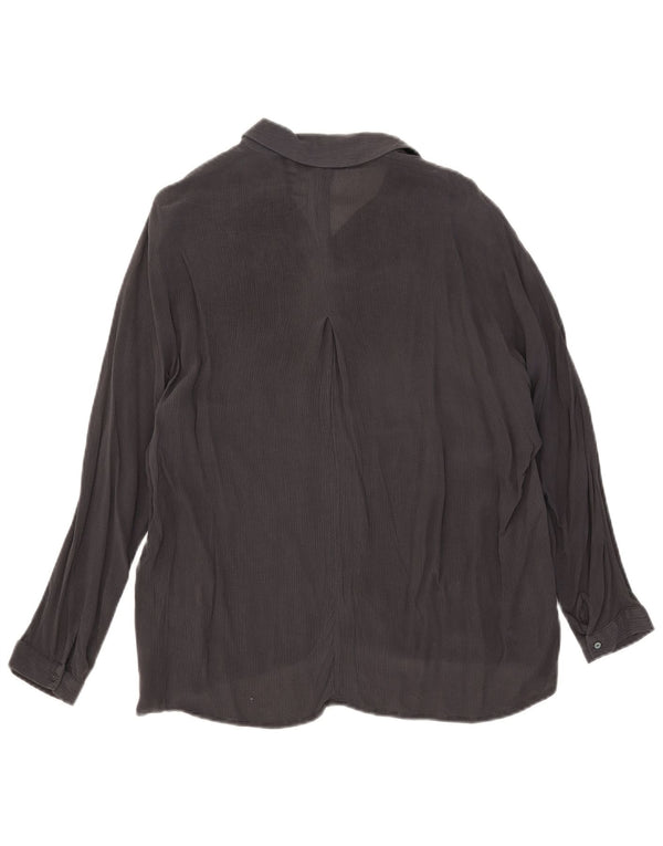 Zara ženska košulja bluza 3/4 rukava UK 14 srednje siva