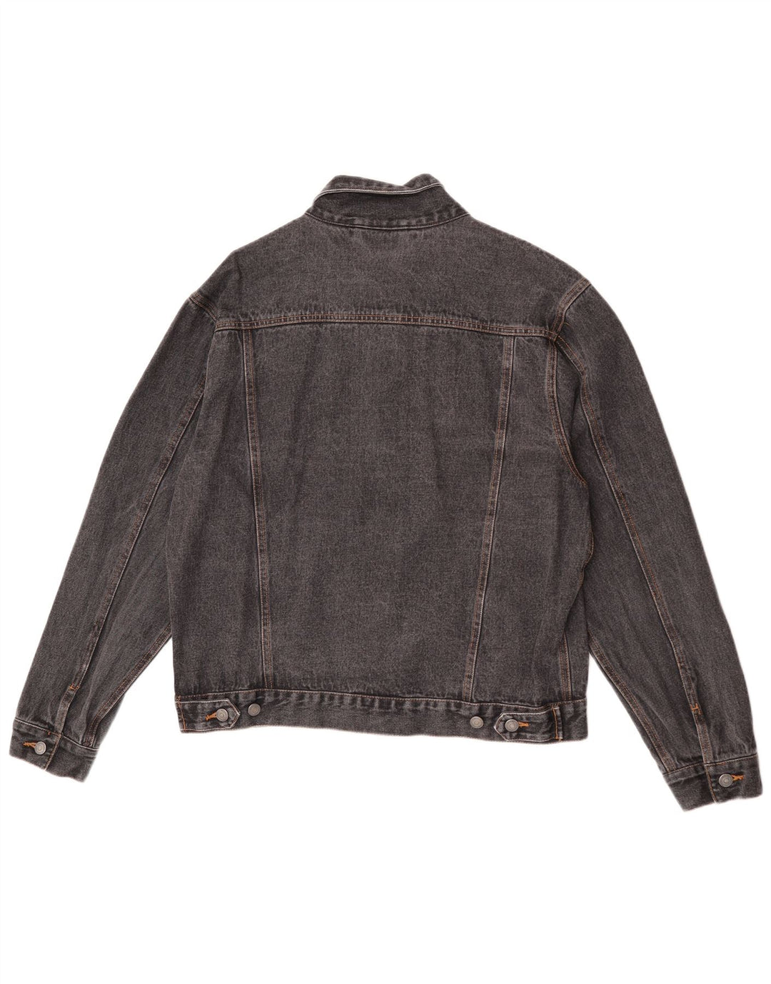 Vintage muška traper jakna UK 42 XL sivi pamuk