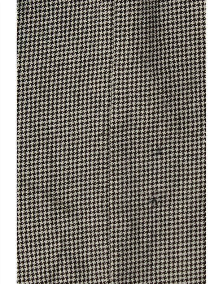 VINTAGE muška jakna sa 2 gumba UK 42 XL crna houndstooth nova vuna