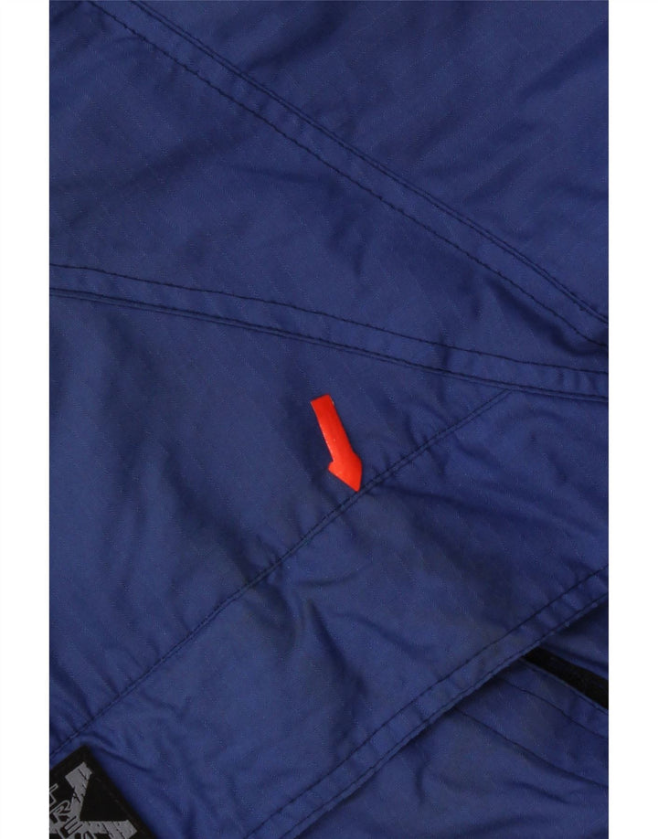Vintage muška skijaška jakna s grafičkim motivima UK 42 XL plavi poliamid