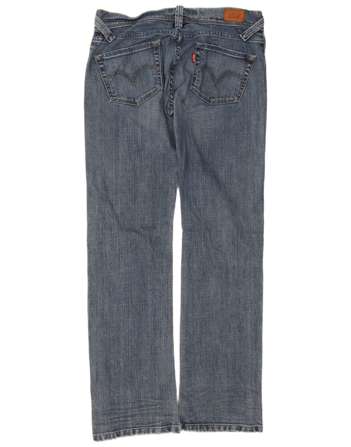 Levi's ženske 504 ravne traperice W29 L32 plavi pamuk