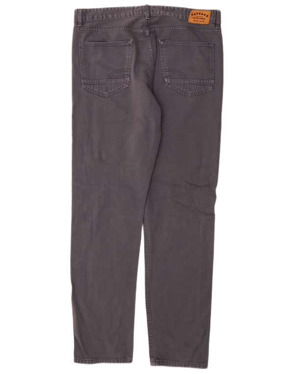 Fat Face Mens Tapered Jeans W34 L32 Grey Cotton