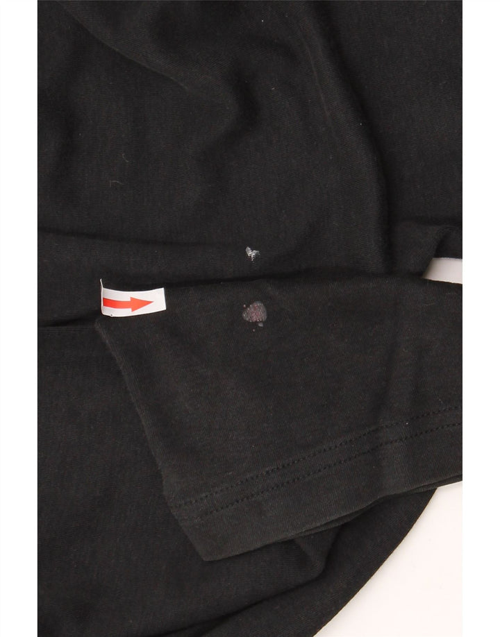 HUGO BOSS Muška majica dugih rukava XL crni pamuk