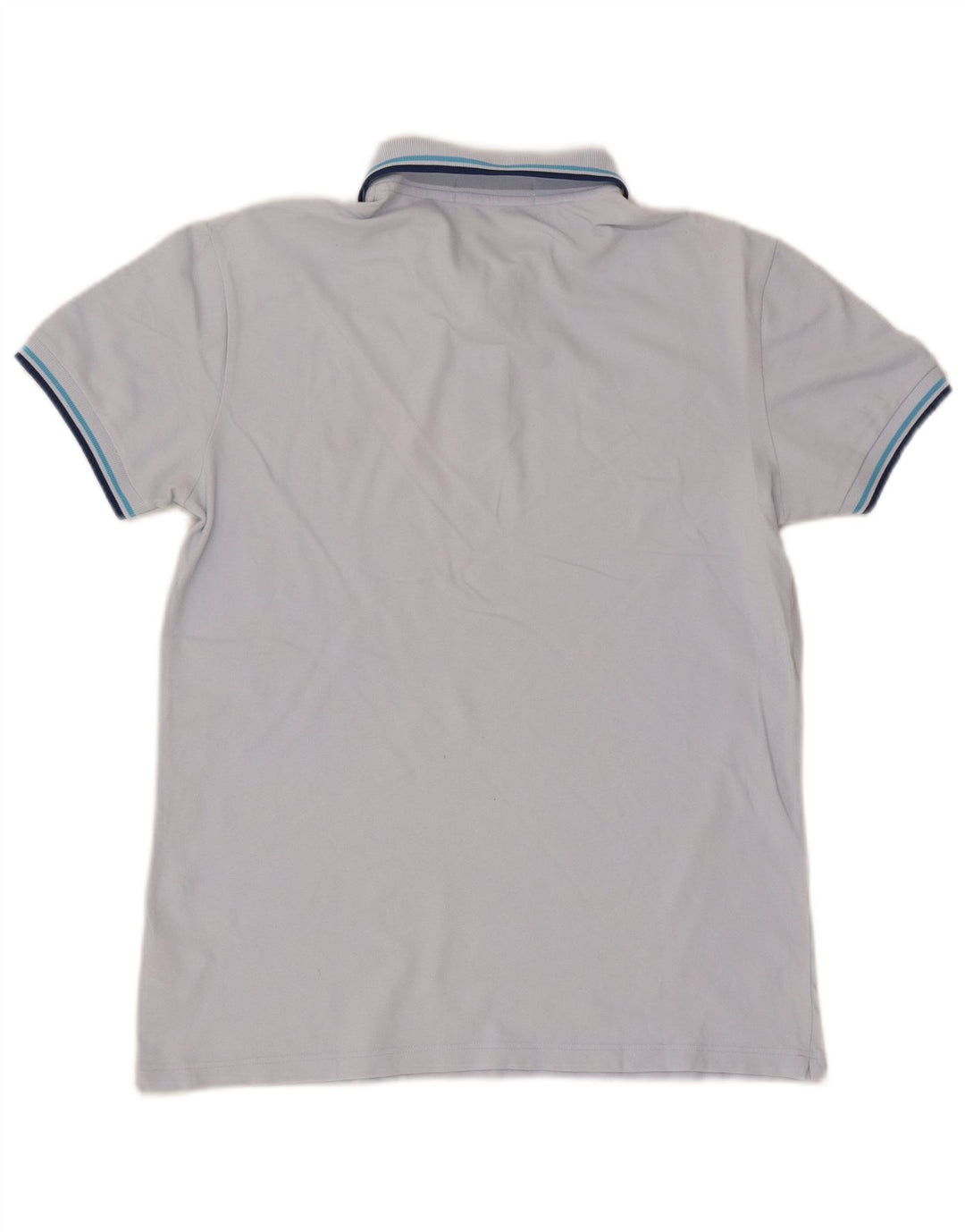 Fred Perry muška polo majica srednje plave pruge, pamuk