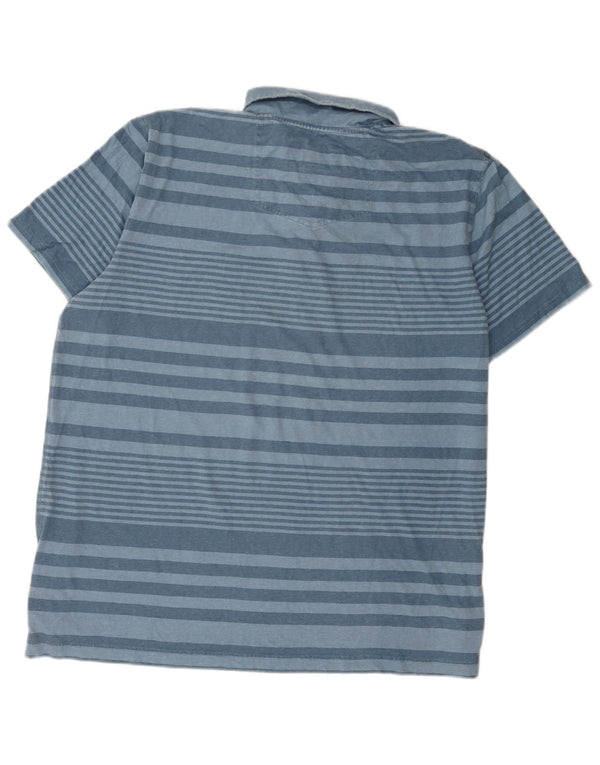 Fat Face muška polo majica 2XL pamuk na plave pruge