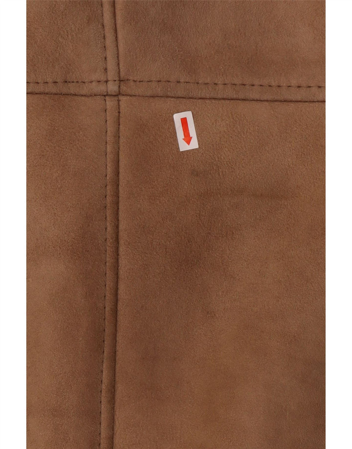 VINTAGE muška jakna s ovčicama IT 50 Large Brown Shearling