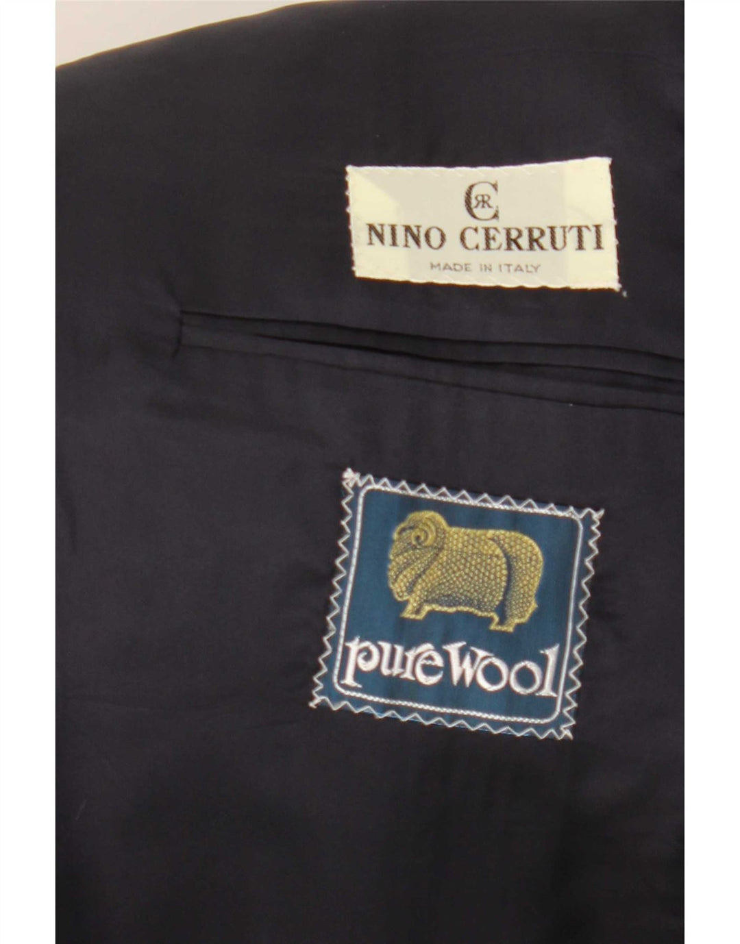 Nino Cerruti muška jakna s 2 gumba IT 54 2XL Zelena karirana vuna