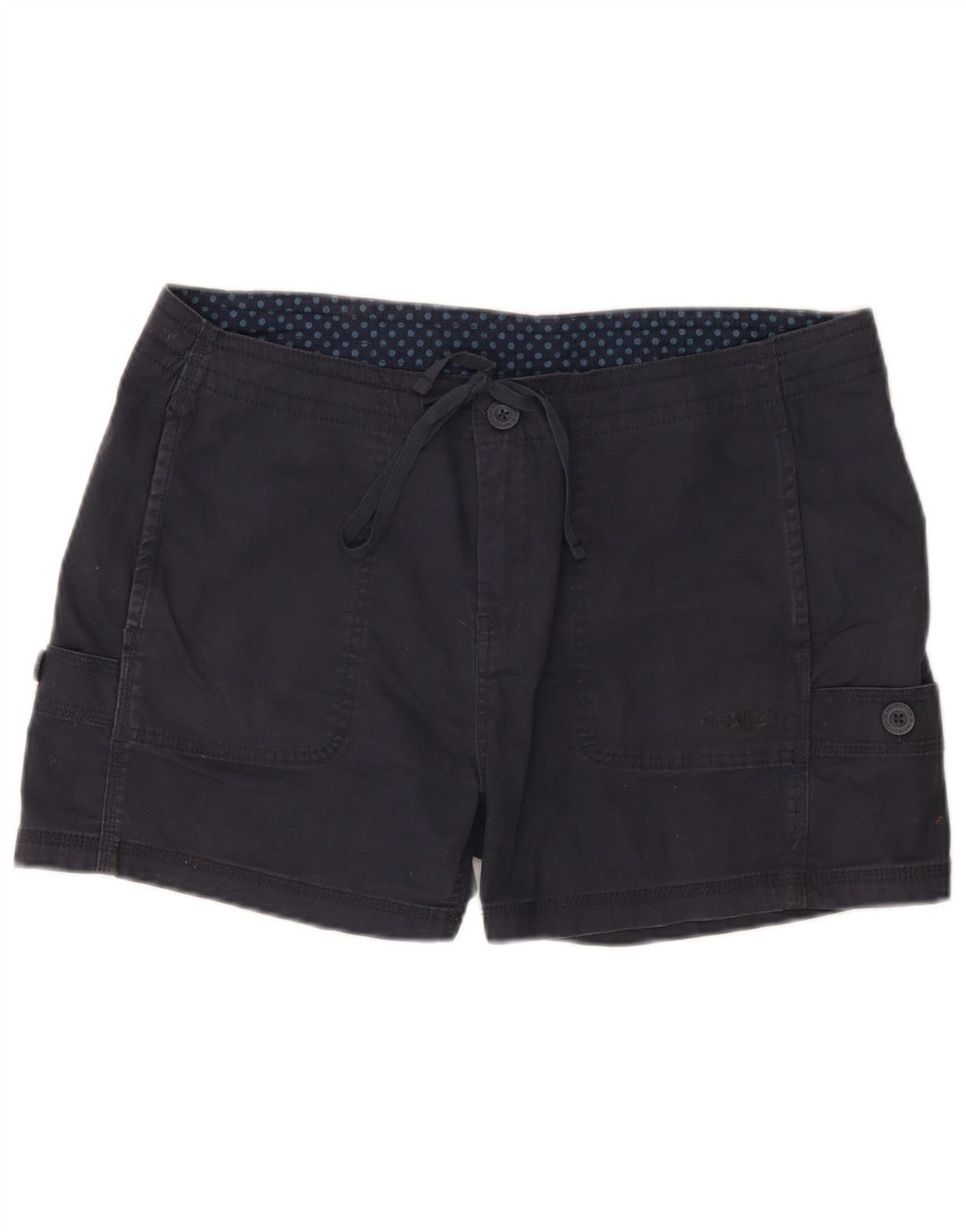 Weird Fish Ženske Cargo kratke hlače UK 14 Large W36 tamnoplavi pamuk