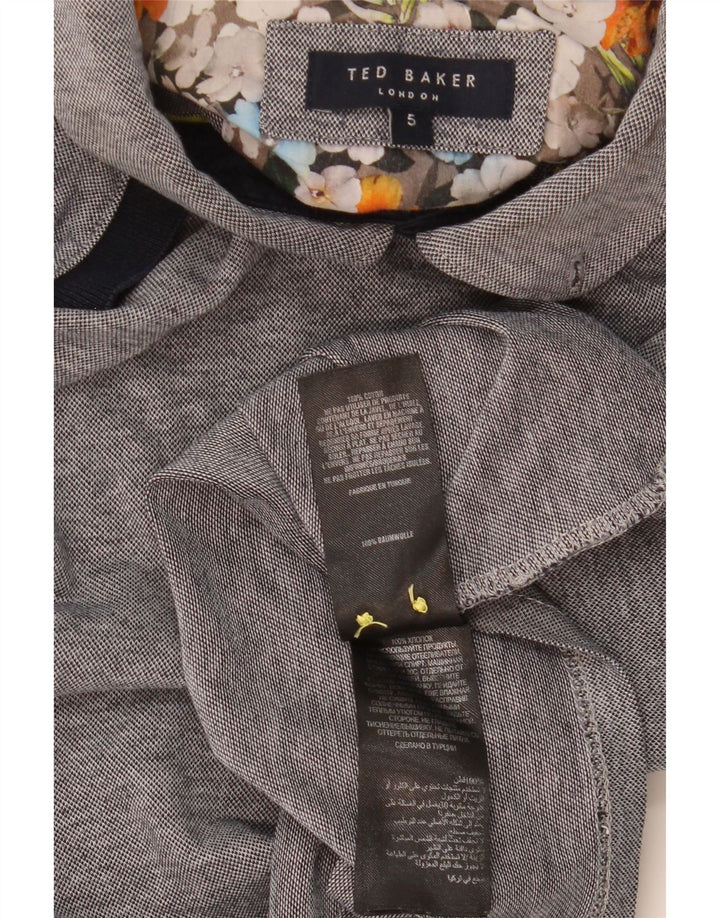 TED BAKER Muška polo majica veličina 5 XL sivi pamuk