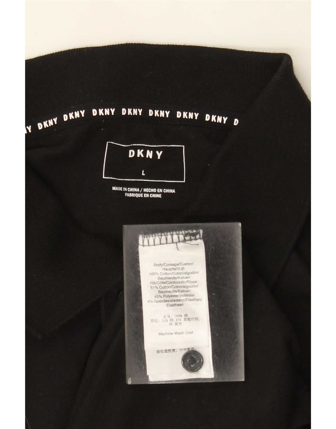 Dkny muška polo majica velika crna pamučna