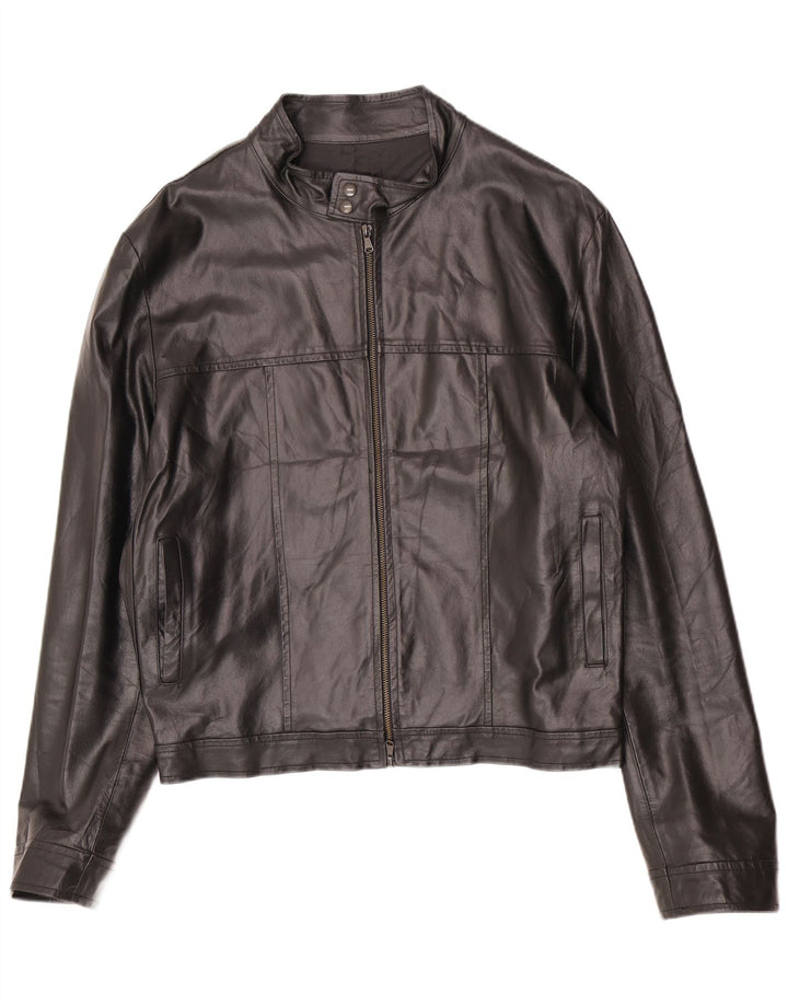 Imperial muška kožna bomber jakna UK 40 velika crna