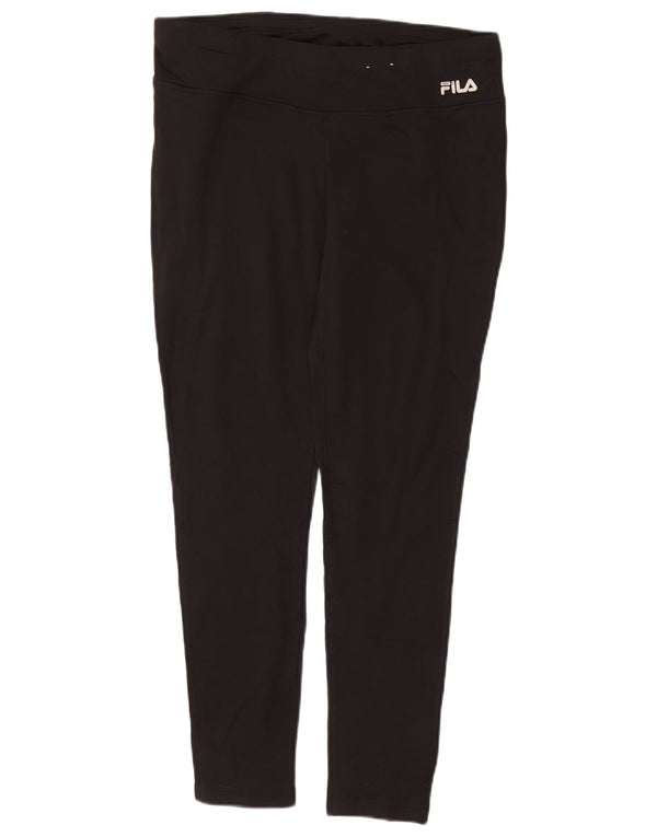 Fila Womens Leggings UK 18 XL  Black Polyester