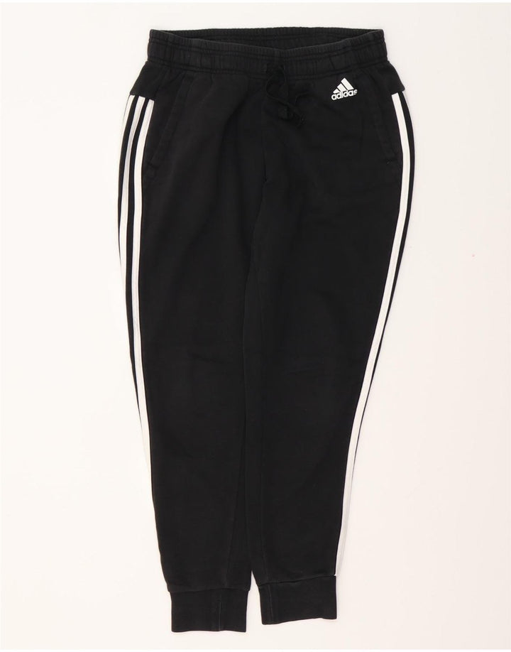 ADIDAS Ženska trenirka Hlače Joggers UK 8/10 Mali crni pamuk