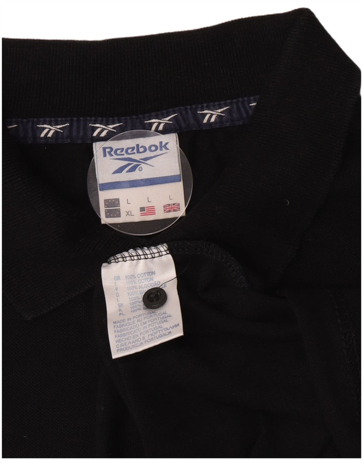 Reebok muška polo majica Large Black Cotton