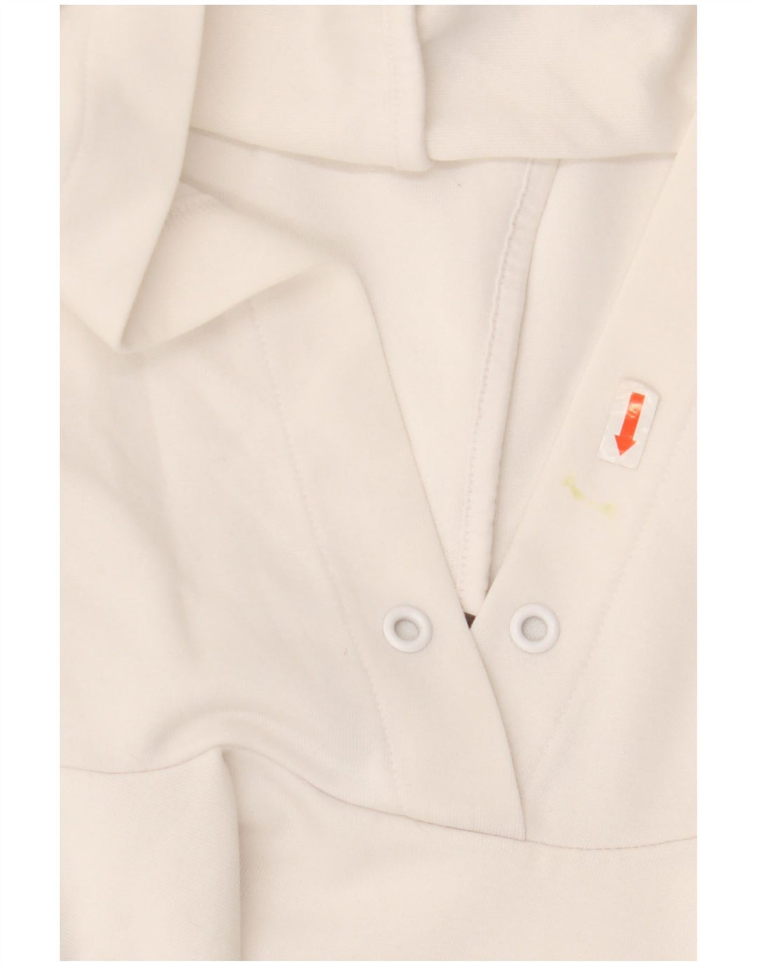 Adidas Ženska majica s kapuljačom s kapuljačom UK 8/10 Mali bijeli poliester