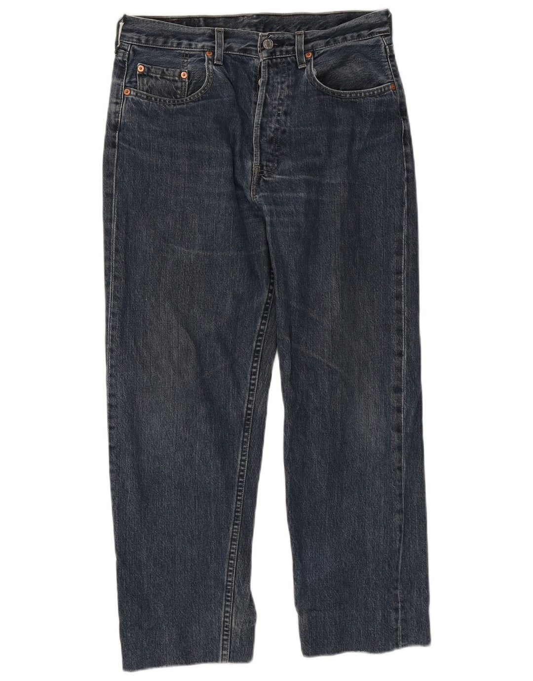 Levi's muške ravne traperice W32 L26 plavi pamuk