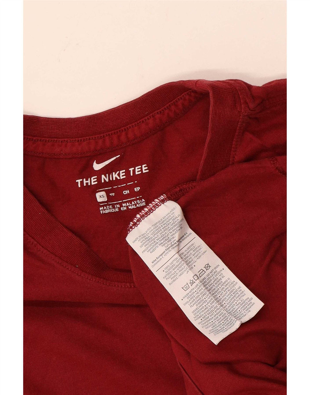 Nike muška majica kratkih rukava XS crveni pamuk