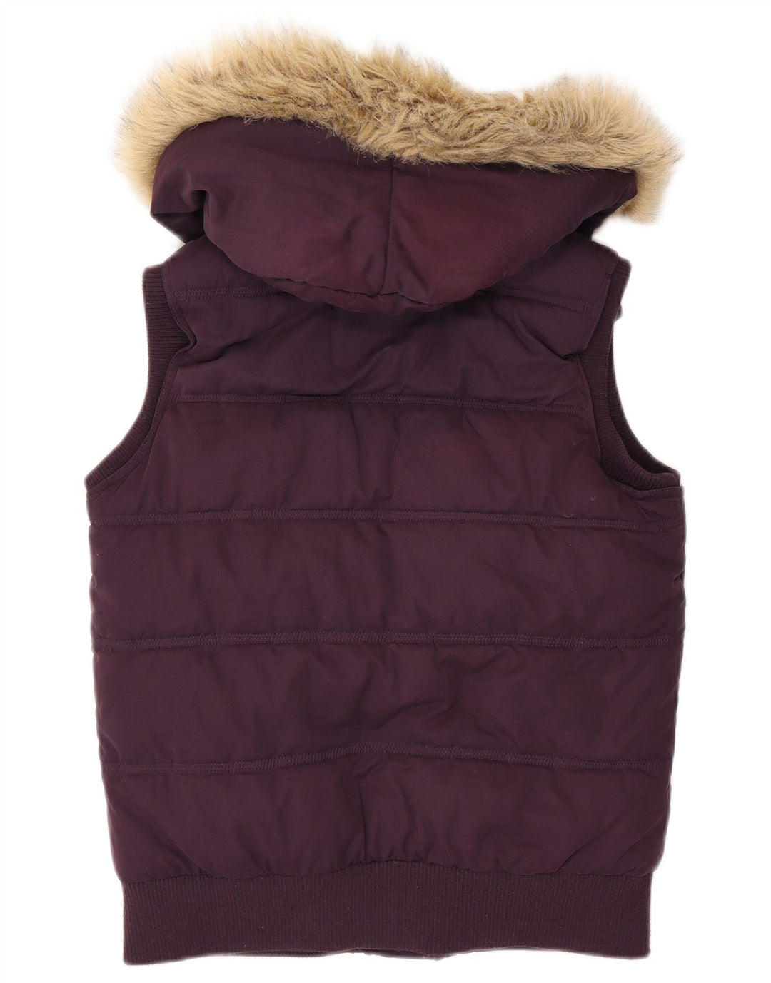 Fat Face Ženska prekomjerna jakna s kapuljačom i podstavljenom majicom UK 10 Mala ljubičasta od poliestera